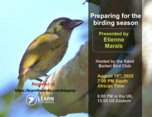 Preparing for the birding season